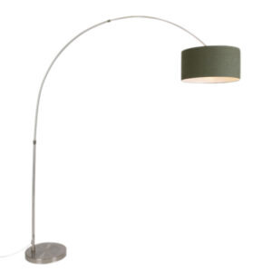 Arc lamp steel moss green shade 50/50/25 – XXL