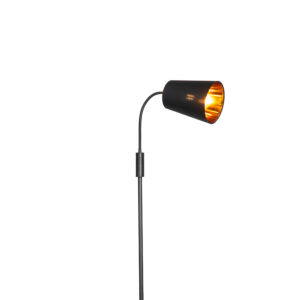 Modern floor lamp black – Carmen