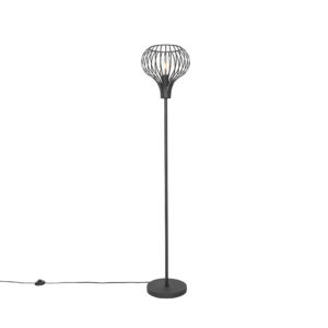Modern floor lamp black – Sapphira