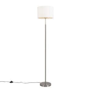 Modern floor lamp white round – VT 1