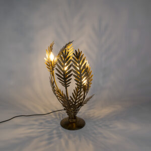 Vintage Table Lamp Large Gold – Botanica